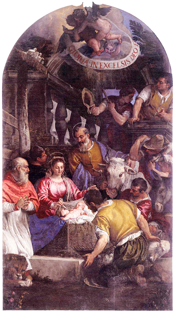 adoration of the shepherds three